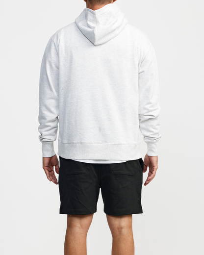 The Essential Hoodie - White Grey Marle